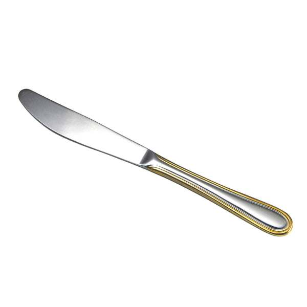 Rhapsody gold dinner knife