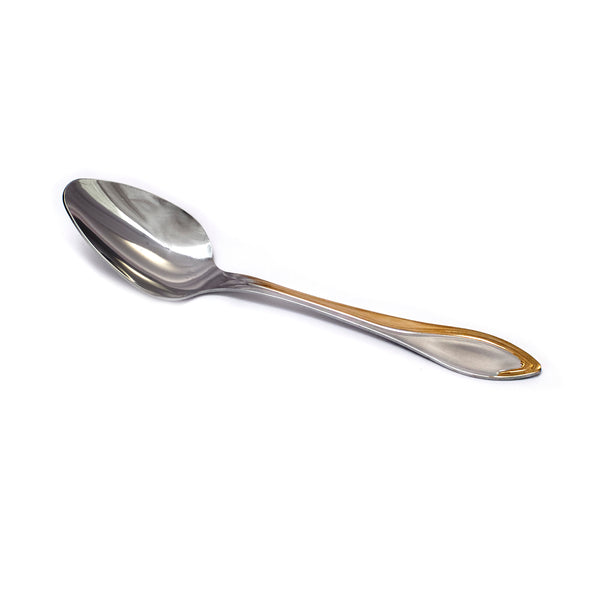 Wave gold teaspoon